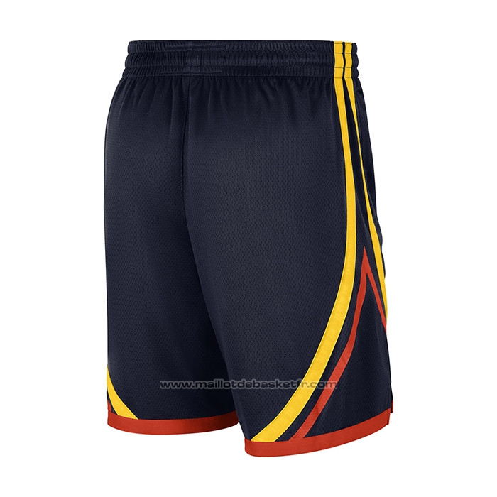 Short Golden State Warriors Ville 2020-21 Bleu